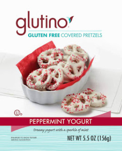 Peppermint Yogurt Covered Pretzel